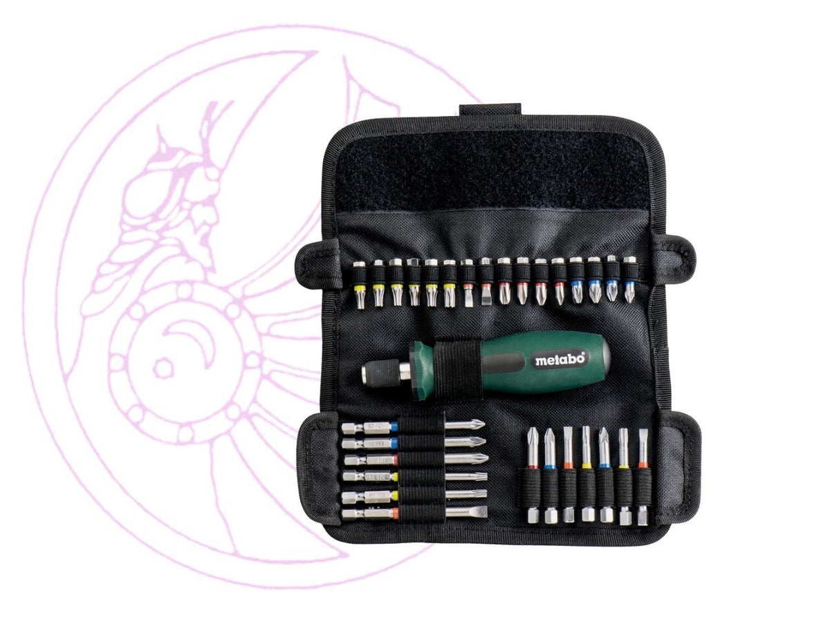 Metabo 626726000 Bit Set in Roll Up Case