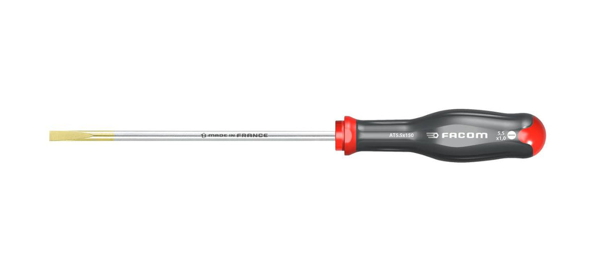 Facom AT5.5X125 Protwist Screwdriver – Slotted 5.5 x 125mm