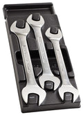Facom MOD.44-2 -3 Piece Metric Double Open Ended Spanner Set in Plastic Module