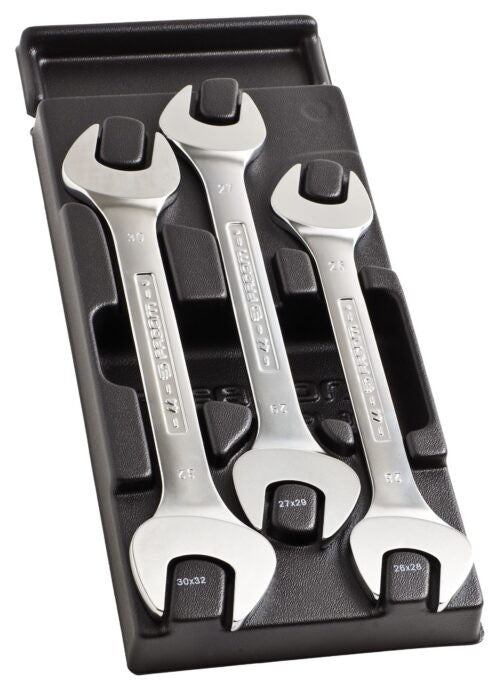 Facom MOD.44-2 -3 Piece Metric Double Open Ended Spanner Set in Plastic Module