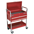 Sealey CX1042D Superline PRO® Heavy-Duty Trolley with Lockable Top & 2 Drawers