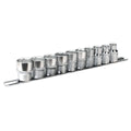 Sealey AK2781 Socket Set 10pc 1/2"Sq Drive 6pt WallDrive Imperial