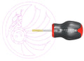 Facom AT4X25 Protwist Short Blade Slotted 4 x 0.8mm Screwdriver