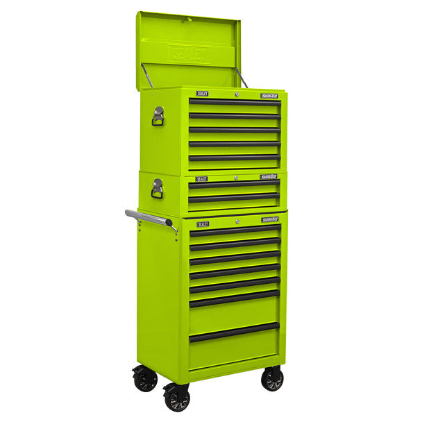 Sealey APSTACKTHV Superline PRO® Topchest, Mid-Box Tool Chest & Rollcab Combo