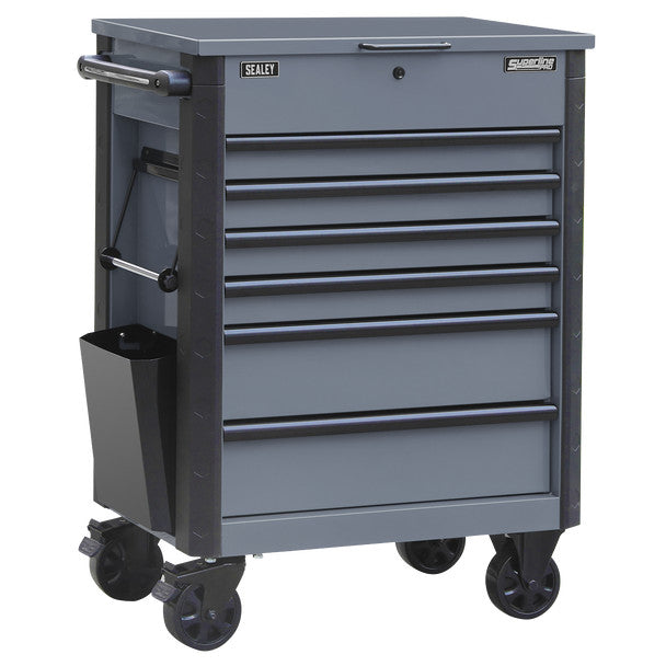 Sealey AP266G Superline Pro® Tool Trolley 6 Drawer - Grey