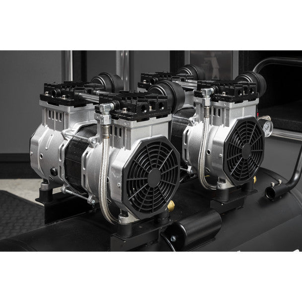 Sealey SAC10001S 100L Oil Free Low Noise Direct Drive Air Compressor 2 x 2hp