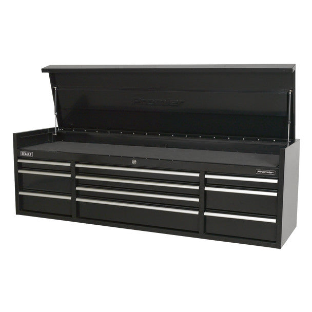 Sealey PTB181510 Premier Heavy-Duty Extra-Wide Topchest 10 Drawer 1830mm - Black