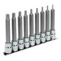 Sealey AK6223 TRX-P Socket Bit Set 9pc 3/8"Sq Drive 100mm