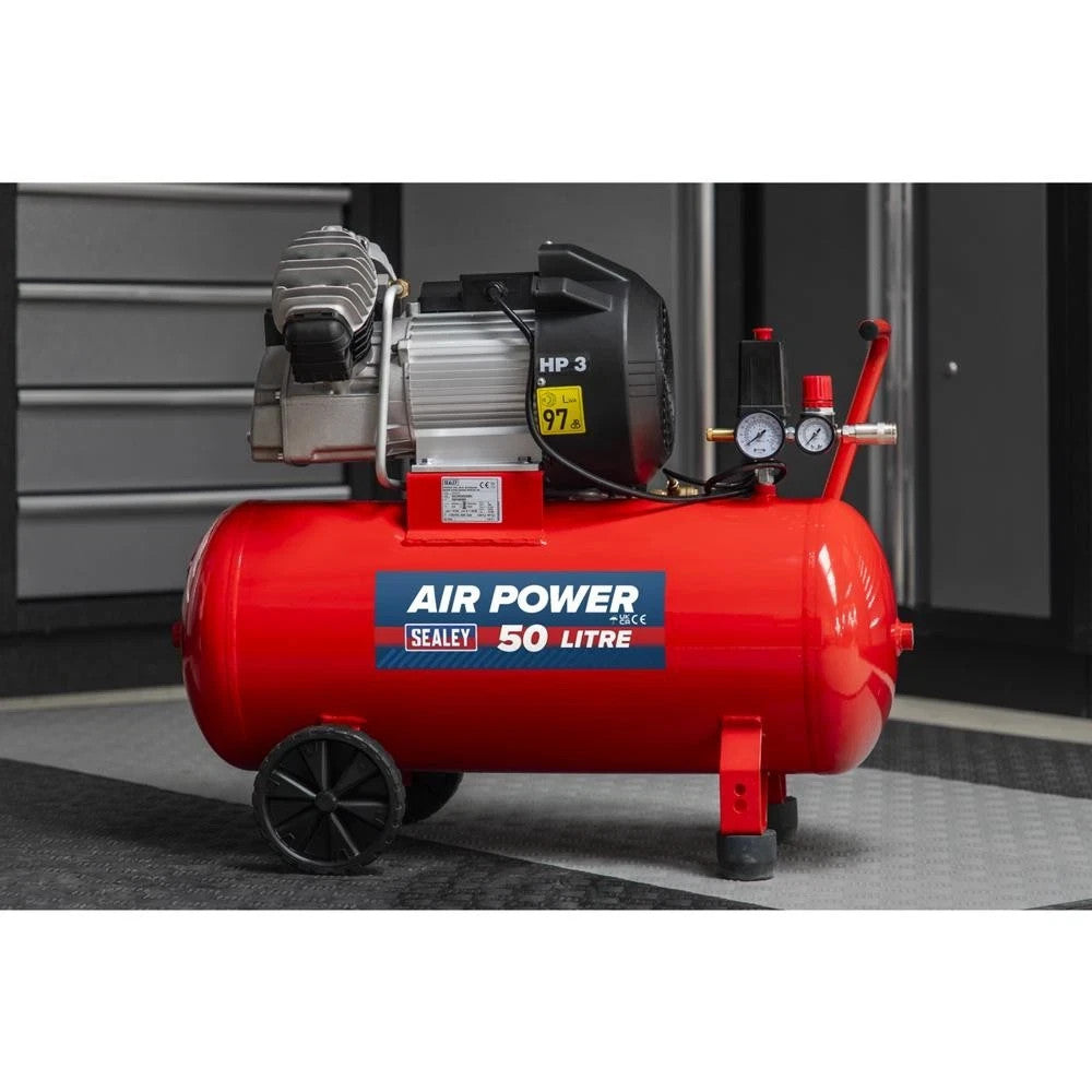 Sealey SAC05030 Air Compressor 50 Litre 240V