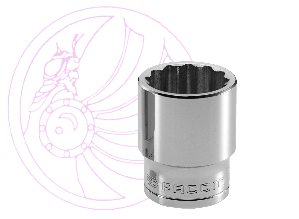 Facom S.7/16 1/2" Drive 12-Pointed Socket 7/16"