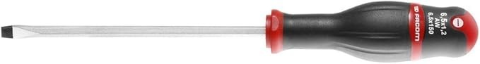 Facom AW6.5x150 Flat Headed Screwdriver For Slotted Screws