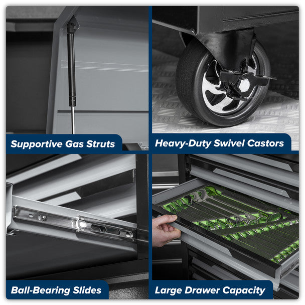 Sealey AP1080GR Superline Pro® Topchest & Rollcab Combination 12 Drawer-Grey