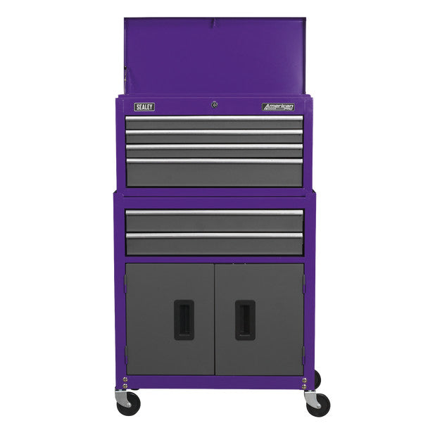 Sealey AP2200BBCP American PRO® Topchest & Rollcab Combination 6 Drawer