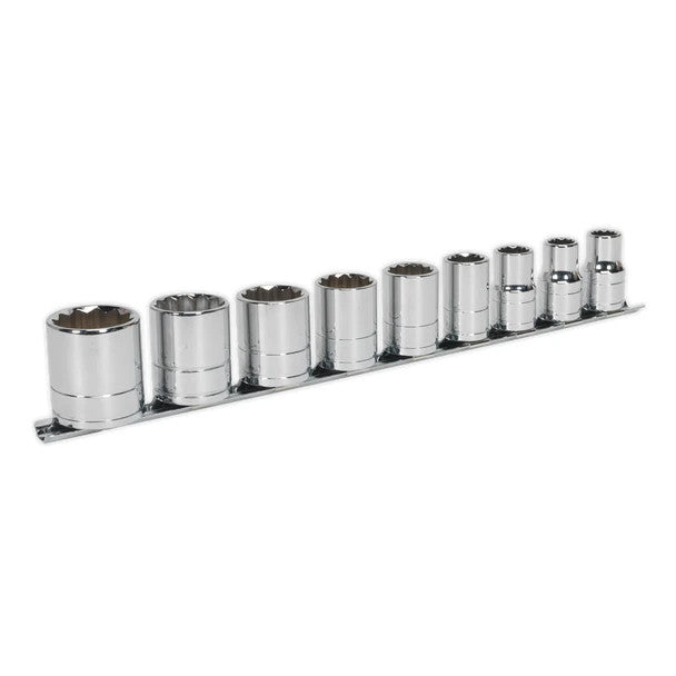 Sealey AK2677 Premier Whitworth Socket Set 1/2"Sq Drive 9pc