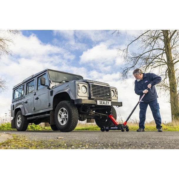 Sealey 2500RG Big Wheel Hybrid Trolley Jack for Off-Road Vehicles, SUVs