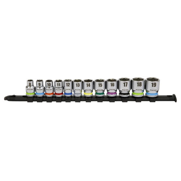 Sealey AK2660 Premier Platinum Socket Set 3/8"Sq Drive 12pc