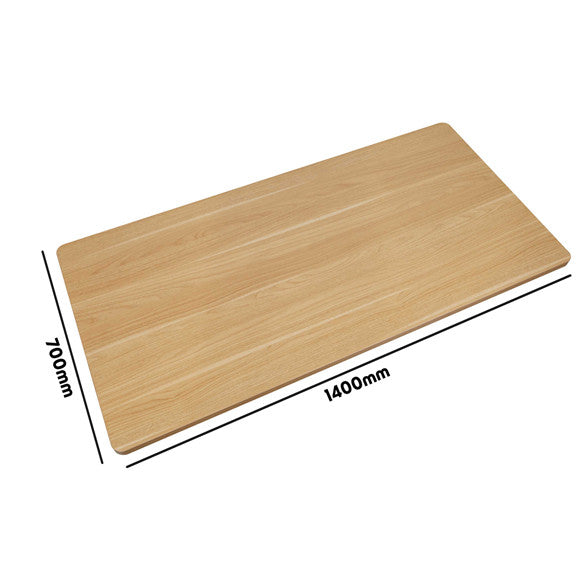 Dellonda DH20 Rectangular Desktop 1400 x 700mm - Oak
