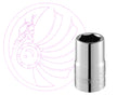 Expert By Facom E117688 1/4" Drive 4.5mm Chrome 6-Point Socket