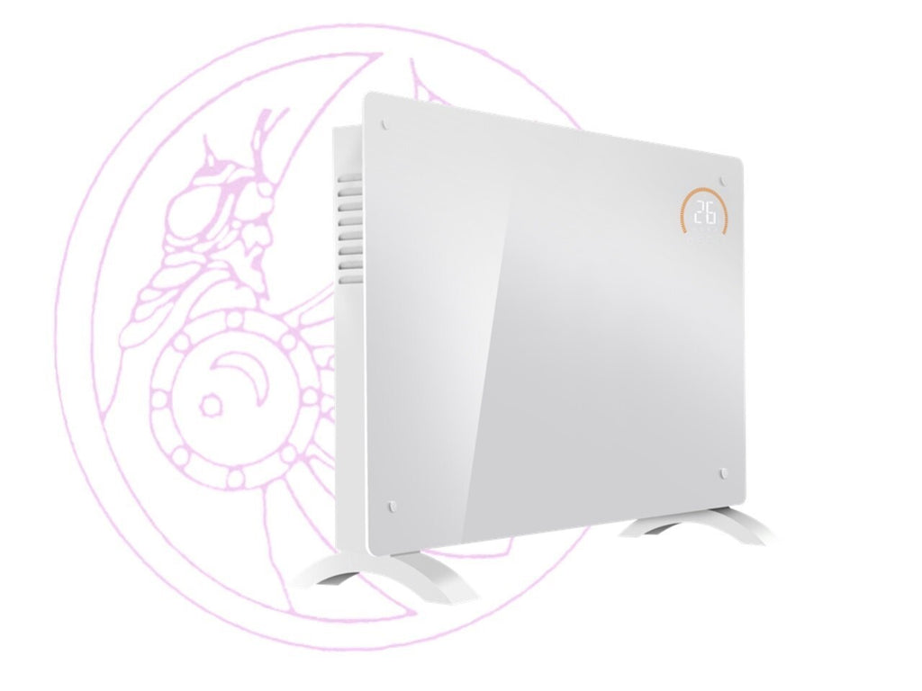 Baridi DH140 2000W Electric Glass Panel Heater-Timer, Remote&Wifi