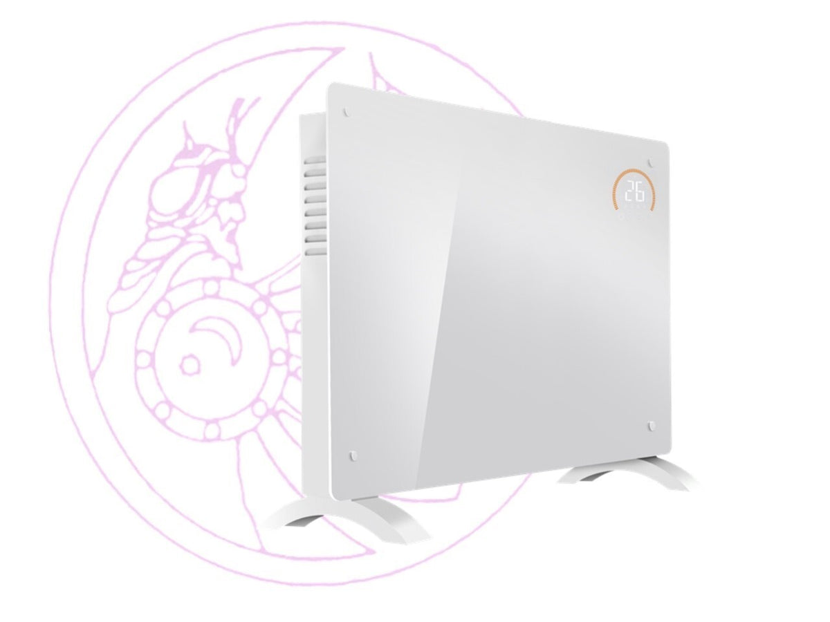 Baridi DH140 2000W Electric Glass Panel Heater-Timer, Remote&Wifi