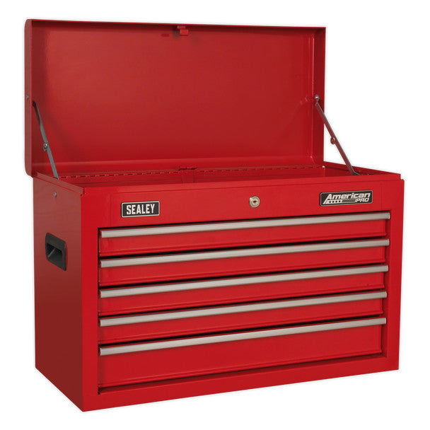 Sealey AP225 American PRO® Topchest 5 Drawer - Red
