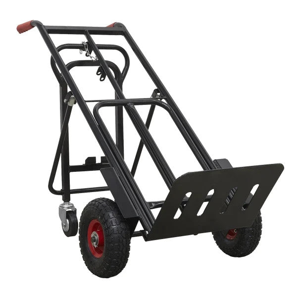 Sealey CST989HD Premier Heavy-Duty 3-in-1 Sack Truck with PU Tyres 300kg Cap