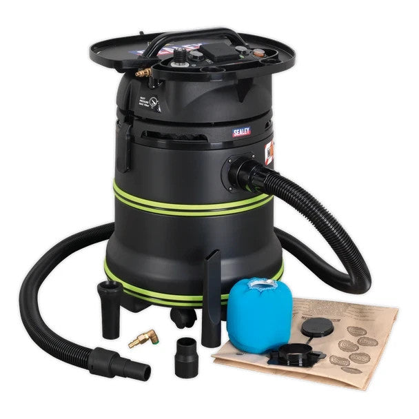 Sealey DFS35M M Class Dust-Free Industrial Wet/Dry Vacuum Cleaner 35L with Auto