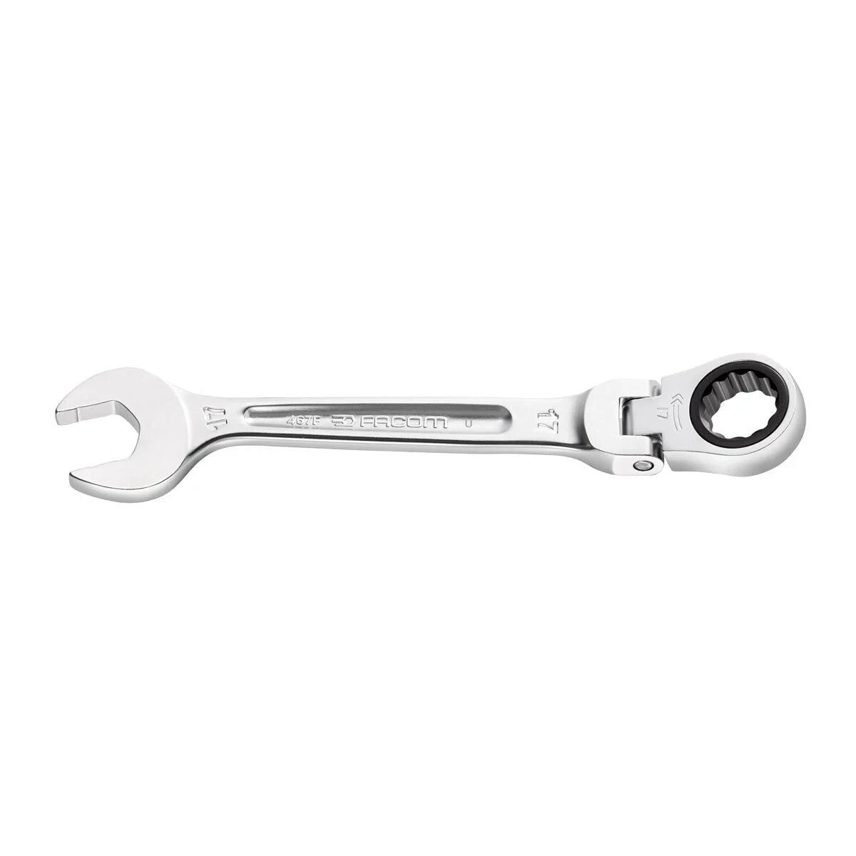 Facom 467F.9 - 9mm Metric Hinged Ratchet Combination Spanner
