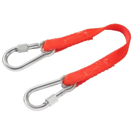 Facom LAN0.2 20 cm Strap, 60mm Stainless Steel Dual Snap Hooks With Screw Safety