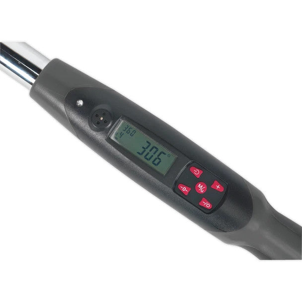 Sealey STW306 Premier Digital Torque Wrench -Angle Function 1/2"Drive 20-200nm