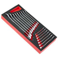 Facom MODM.40B-16 - Set of 16 Slim Combination Wrenches, 6–24 mm In Foam Insert