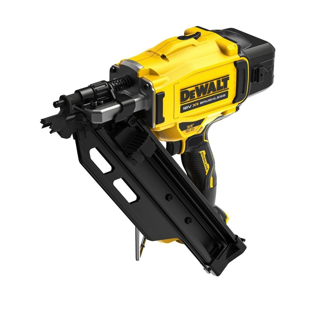 DeWalt DCK246P2T-GB 18v Brushless Nailer Twin Pack Inc 2x 5.0Ah Batteries