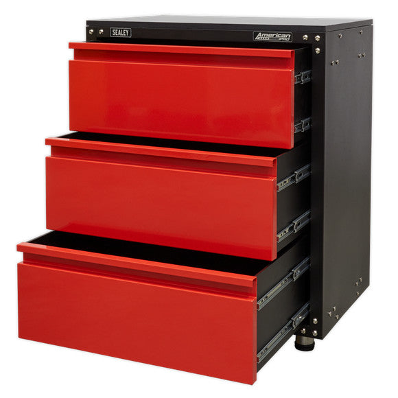 Sealey APMS82 Modular Cabinet with Worktop 3 Drawer 665mm