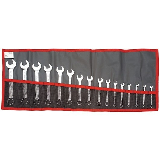 Facom 39.JE16T Short Metric Combination Spanner Wrench 16PC Set 3.2mm-17mm