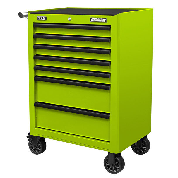 Sealey AP26479THV Superline PRO® Rollcab 7 Drawer - Green/Black