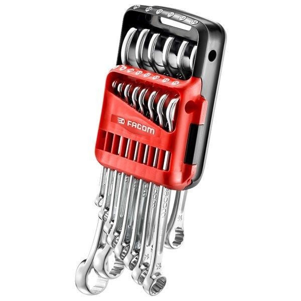 Facom 440.JP14 14 Piece 440 Series Metric Combination Spanner Wrench Set 7-24mm