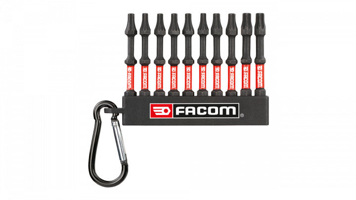 Facom ENX.JP101 63mm Torx High Impact Screwdriver Bit Set T20 x 6, T25 x 2 & T30