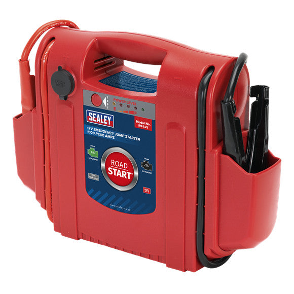 Sealey RS1 12V Emergency Jump Starter 1000 Peak Amps