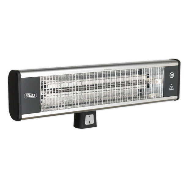 Sealey IWMH1809R High Efficiency Carbon Fibre Wall Mounting Infrared Heater 1800