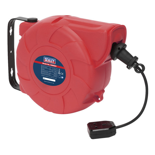 Sealey CRM251 25m Retractable Cable Reel System 1 x 230V