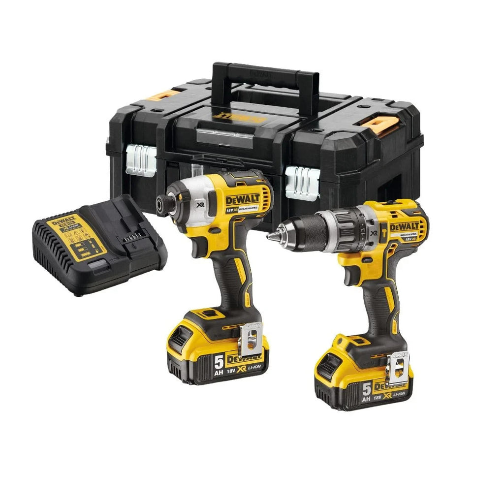 DeWalt DCK266P2T Brushless 18v Combi Drill & Impact Driver Inc 2x 5.0Ah Batts