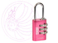 Kasp K10520PIND Aluminium Combination Padlock 20mm Pink