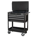 Sealey AP850MB Heavy-Duty Mobile Tool & Parts Trolley with 4 Drawers & Lockable