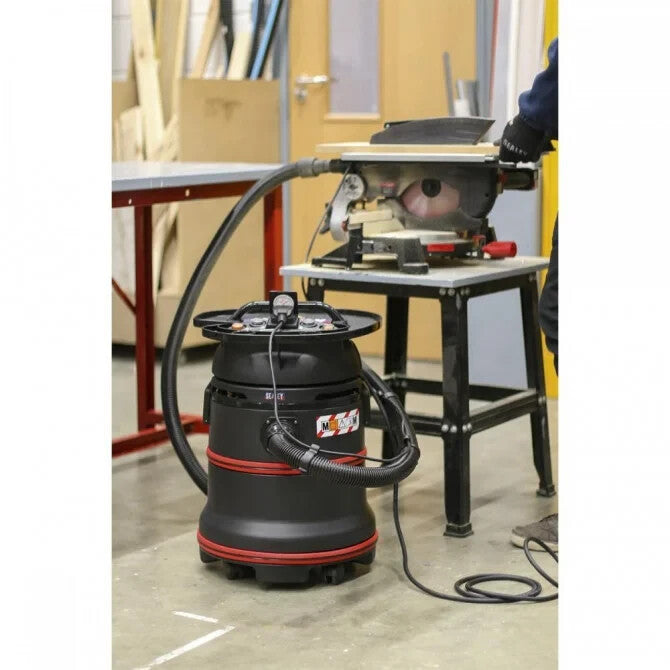 Sealey PC35230V Vacuum Cleaner Industrial Wet/Dry 35L 1200W/230V M Class