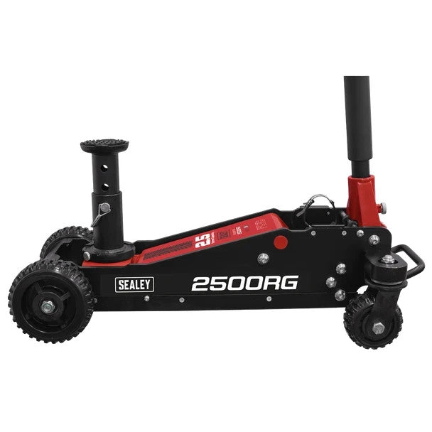 Sealey 2500RG Big Wheel Hybrid Trolley Jack for Off-Road Vehicles, SUVs