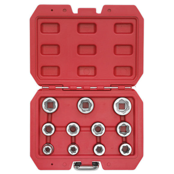 Sealey AK7281 Bolt Extractor Socket Set 3/8"Sq Drive 11pc