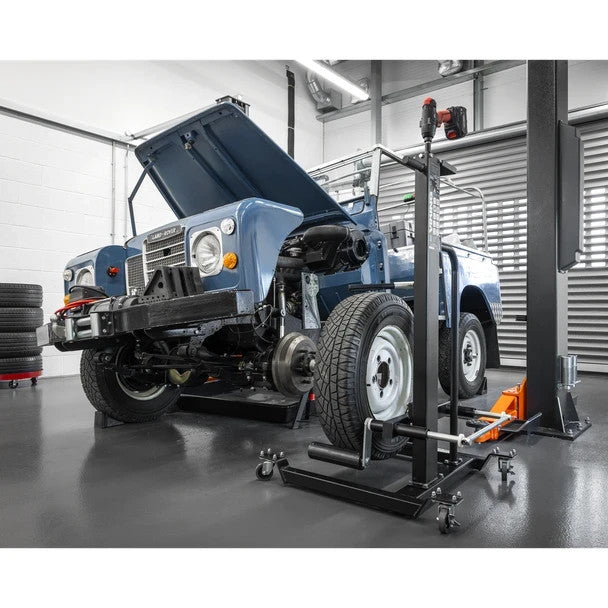 Sealey WD50QLS Viking Quick Lift Wheel Removal/Lifter Trolley 50kg Capacity