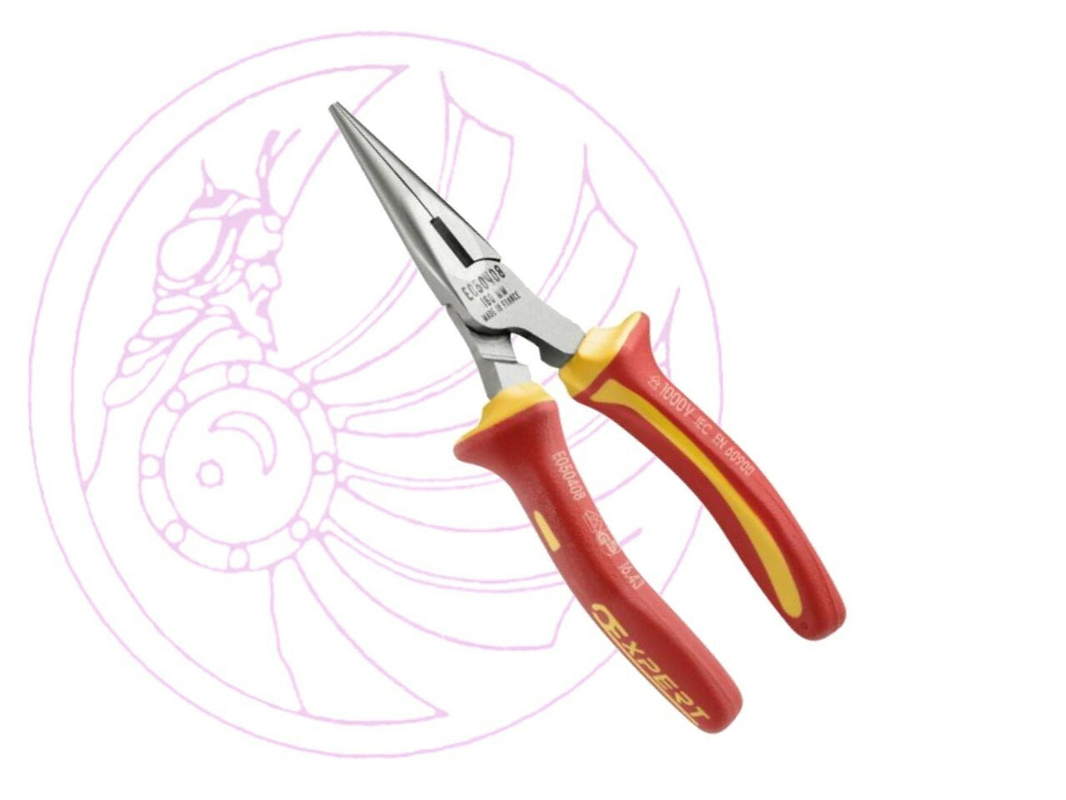 Expert by Facom E050408 Straight Nose Pliers - Insulated 1000V - VDE