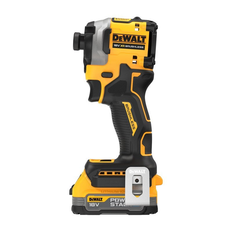 DeWalt DCF850E2T-GB 18V XR Brushless Powerstack Impact Driver 2 x P/Stak Batts