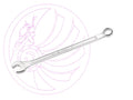 Facom 40.36LA Long Reach Combination Spanner 36mm